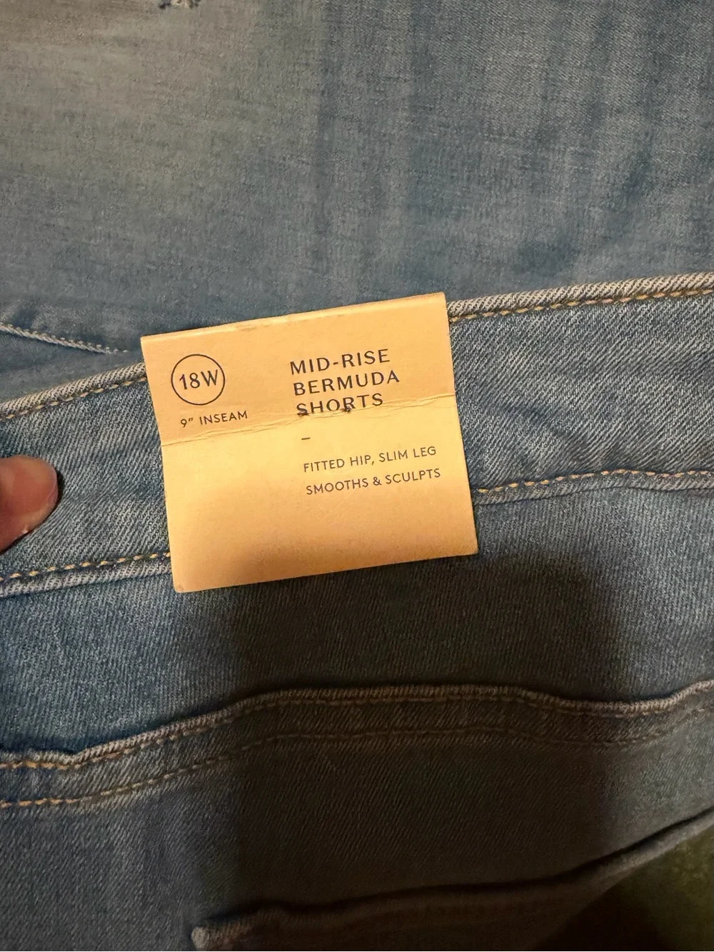 Universal Thread Light Blue Boyfriend Denim Shorts with Distressed Details